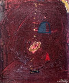 Arte: Deyan Valkov (1971) - Sin título - Óleo y materia sobre lienzo